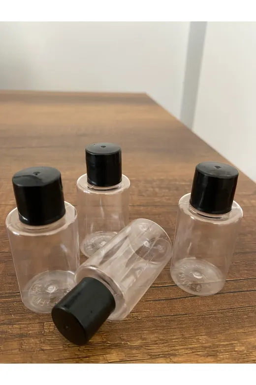 uygarsarı BKM00-78 1000 Adet Kapaklı Boş Şişe 30 Ml Dekoratif Şampuan Şişesi