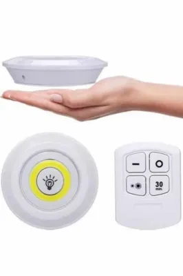 Uzaktan Kumandalı 3'lü Spot Led Işık Seti Pilli