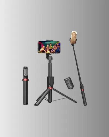 Uzaktan Kumandalı Tripodlu Selfie Çubuğu 1 Adet