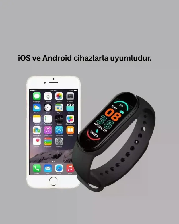 uzun şarjlı Spor Akıllı Saat – Adımsayar ve Nabız Ölçer Özellikli