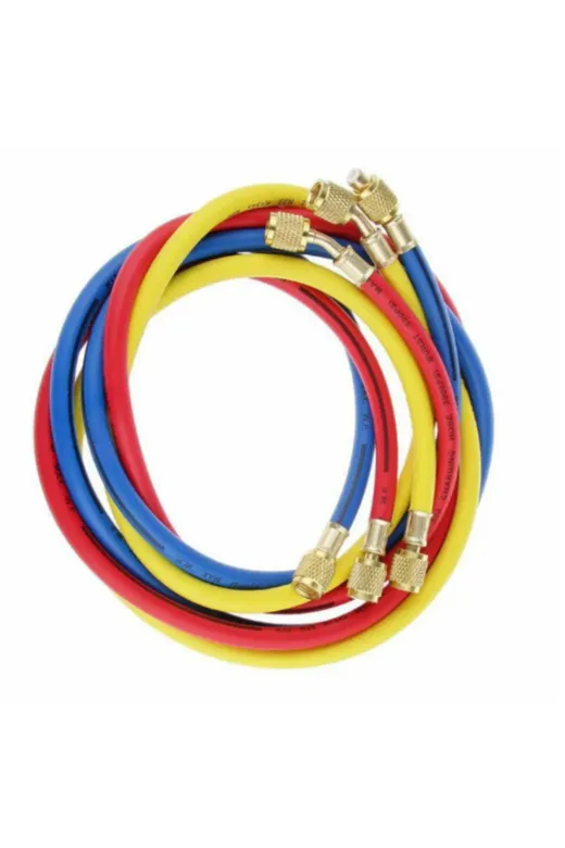 Vadastore Gaz Şarj Hortumu R 410A 180Cm Gaz Doldurma Hortumu 3 Adet -