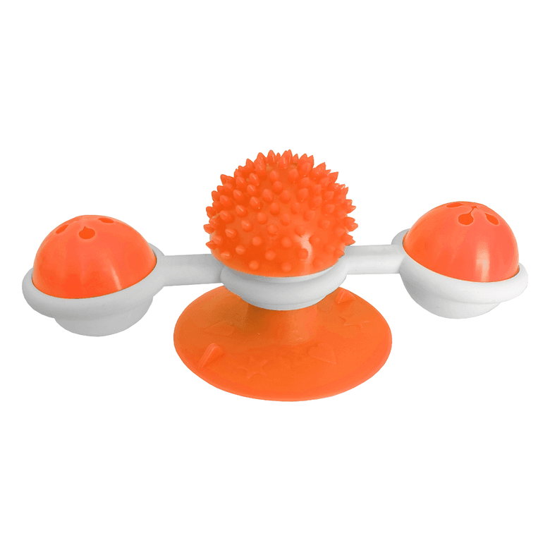 Vantuzlu Fırıldak Toplu Dönen Kedi Oyuncağı 8 cm-18 cm Tcu