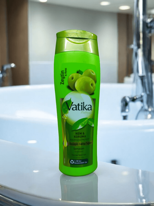 Vatika FT254400TR Naturals  Nem & Koruma Zeytin & Kına Özlü Şampuan  400Ml (Tüm Saç Tipleri Için)