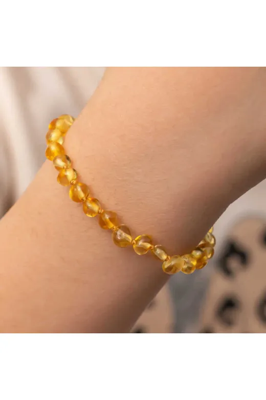 VB QUALITY T8752 Bebek Damla Kehribar Bileklik