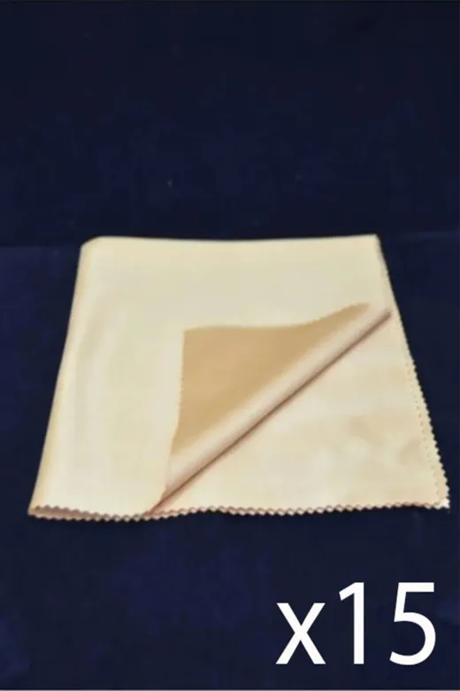 vekaconcept 9457116518 15 Adet Büyük Boy Mikrofiber Gözlük Tablet Telefon Temizleme Mendili 30*30 Cm Büyük Boy Bez