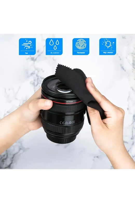 vekaconcept VK20S 20 Adet Microfiber Gözlük Temizleme Ve Elektronik Cihazlar Için Ekran Temizleme Bezi