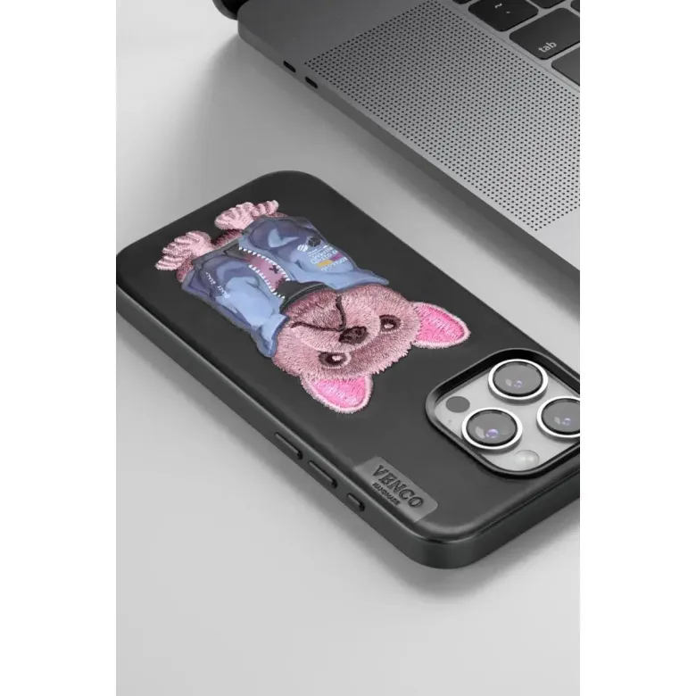 Venco İphone 11 Cute Desenli Kapak - Siyah
