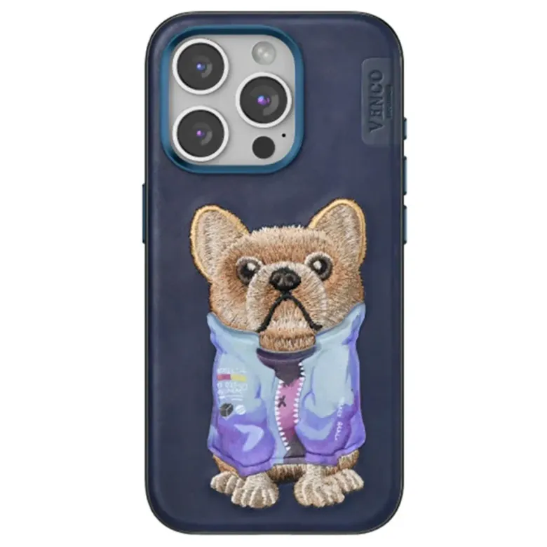 Venco İphone 15 Pro Max Cute Desenli Kapak - Lacivert
