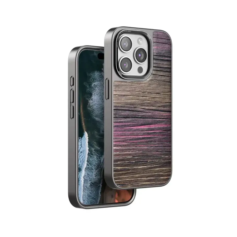 Venco İphone 15 Pro Max Wave Kapak - Pembe