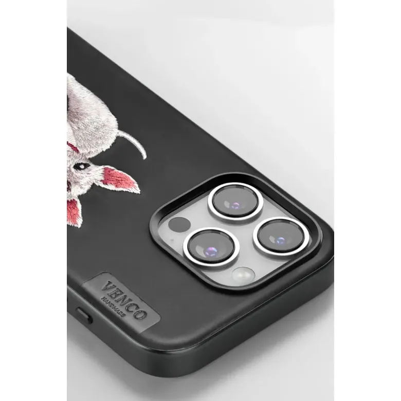 Venco İphone 16 Perma Desenli Kapak - Kahverengi