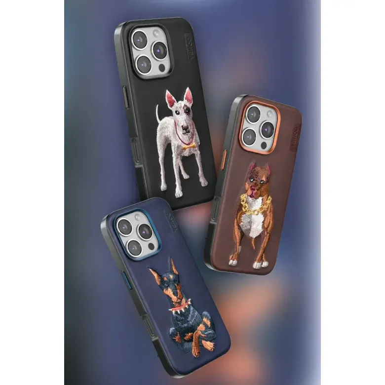 Venco İphone 16 Perma Desenli Kapak - Kahverengi