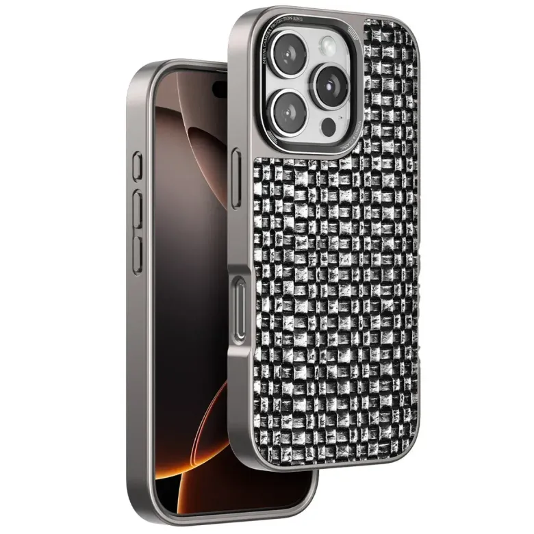 Venco İphone 16 Pro Brand Kapak - Gümüş
