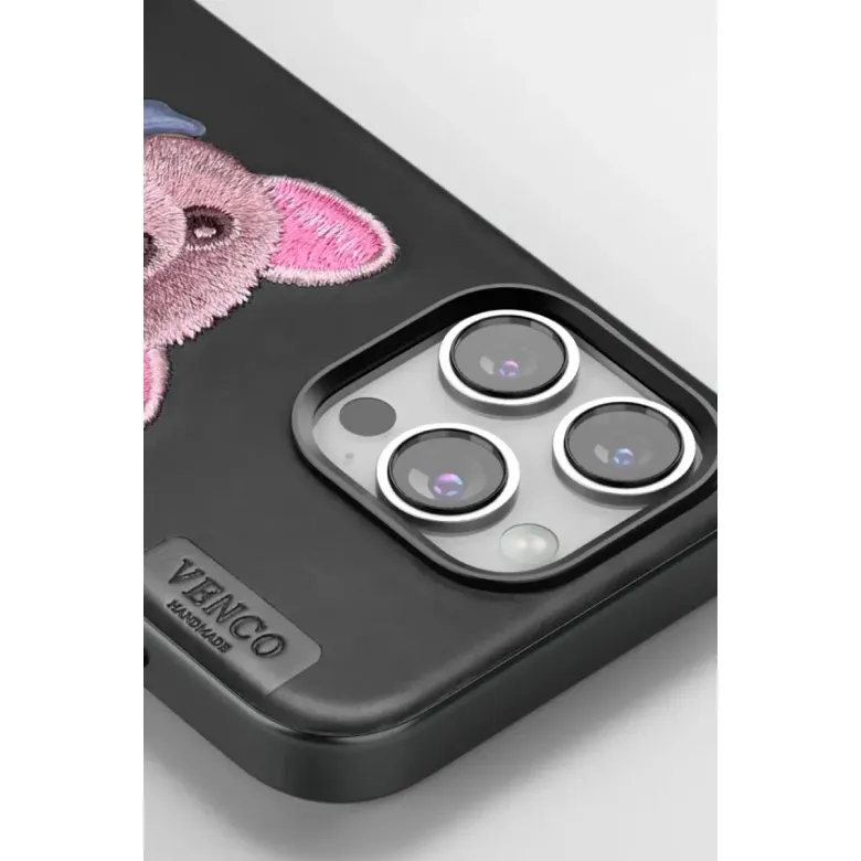 Venco İphone 16 Pro Max Cute Desenli Kapak - Siyah
