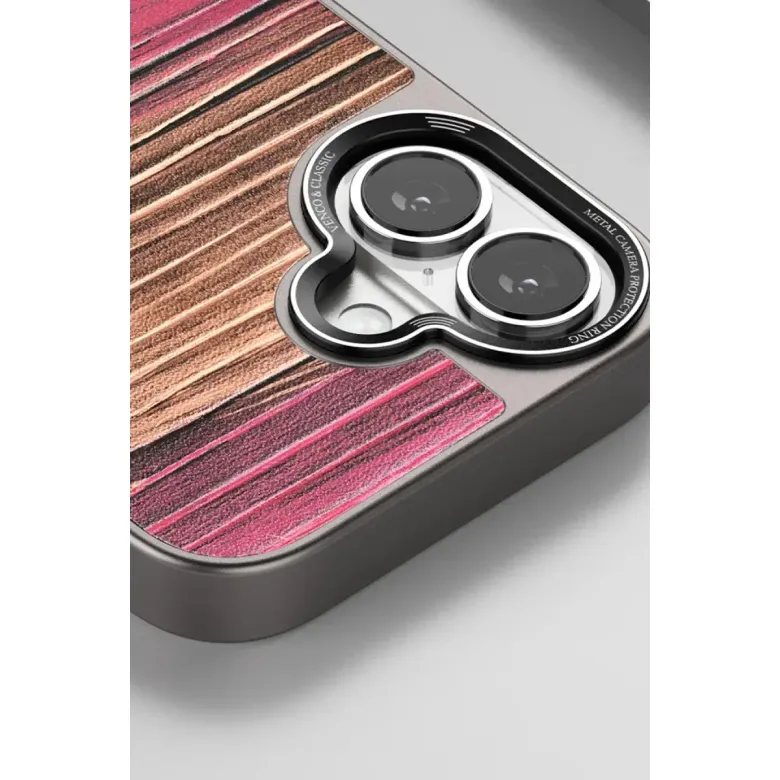 Venco İphone 16 Pro Wave Kapak - Koyu Kahve