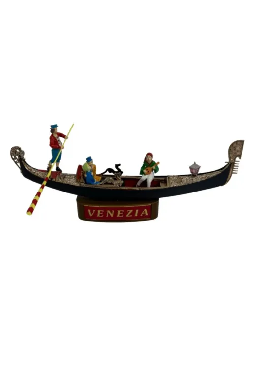 Venice venedik-04 Pilli Venedik Gondole Büyük Boy 36 Cm. Made In Italy