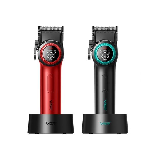 VGR V-001 Kırmızı Profesyonel Saç Kesme Makinesi