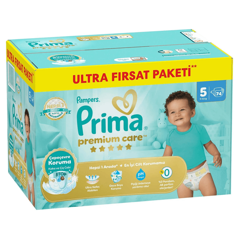 VHG1200KHGGHFHG Prima Pc Ultra Fırsat 5 Beden, 74 Adet