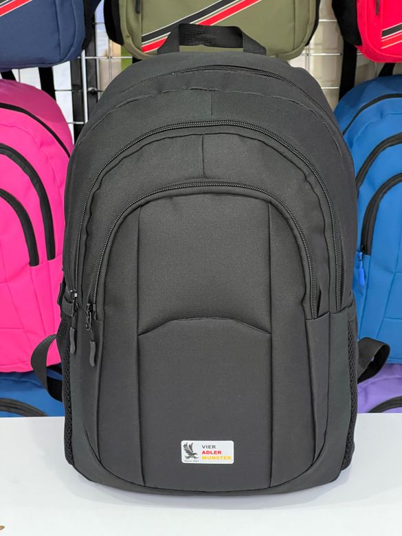Vier Adler CNT19VA010SYH Yerli Üretim Laptop Sırt Çantası – Su Geçirmez Kumaş – 15.6 Inç Bilgisayar Bölmeli Günlük Çanta & Seyahat Çantası & Okul Çantası