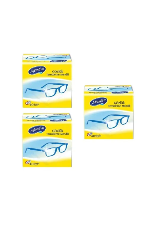 Vievs Store TYBWIOKW2OJQT7XA93 Gözlük Cam Ekran Kask Temizleme Mendili 120 Adet 3 Kutu