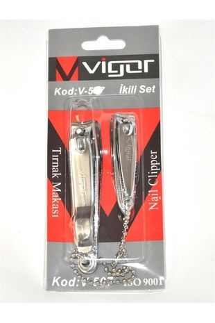 Vigor Tırnak Makası Seti 2Li Aile Set 507 12 Adet B108