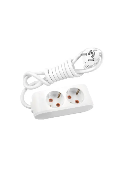 VİKO 3790113202 VİKO Multi-Led 2'li Priz Topraklı Kablolu Çocuk Korumalı Grup Priz 2 Metre
