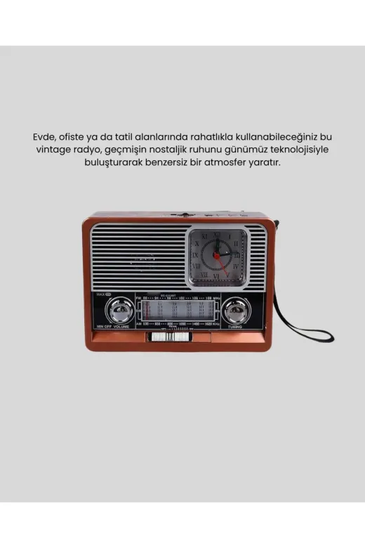 Vintage Radyo – Nostaljik Tasarım ve Modern Teknoloji Bir Arada