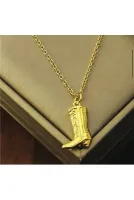 Vintage Western Kovboy Çizme Kolye