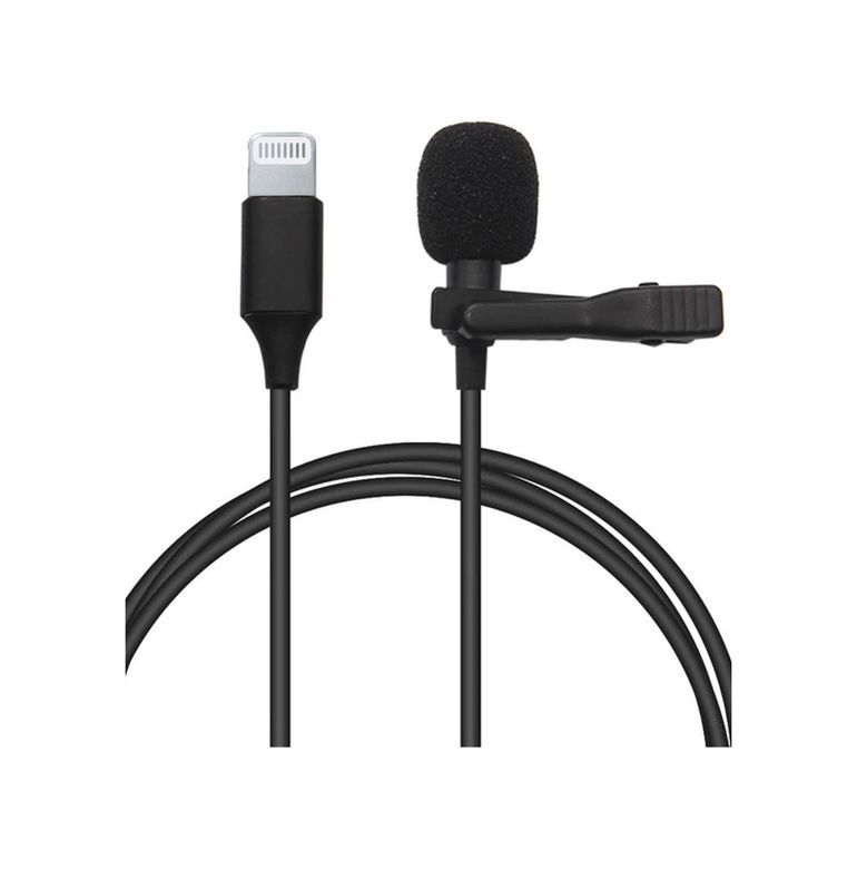 VINTESSY 115629468 Lightning 2 Metre Double Mikrofon - Siyah Siyah