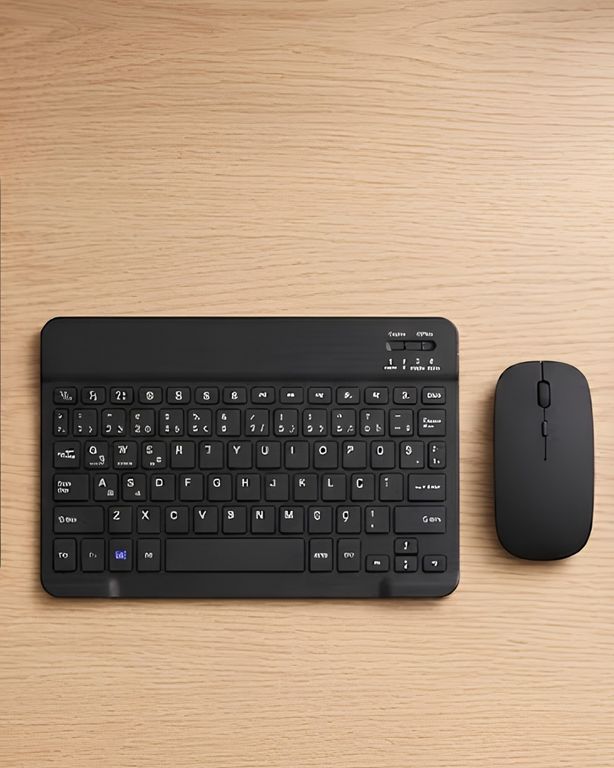 VINTESSY 125537216 Sessiz Tuşlu Kablosuz Klavye Mouse Seti Çoklu Cihaz Uyumlu