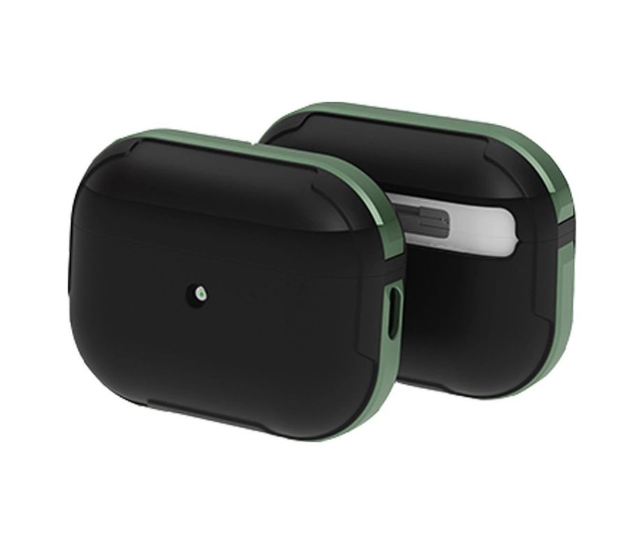 VINTESSY 127133271 Apple Airpods Pro 2 2.nesil Mo-A8 Armor Kılıf - Koyu Yeşil