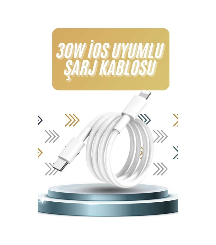 VINTESSY TKNUCZZZ30WŞARJKABLOSUUUUU2MKR Ios Tüm Serilerle Uyumlu 30W Hızlı Şarj Aleti 11 12 13 14/pro Max Mini Plus Standart