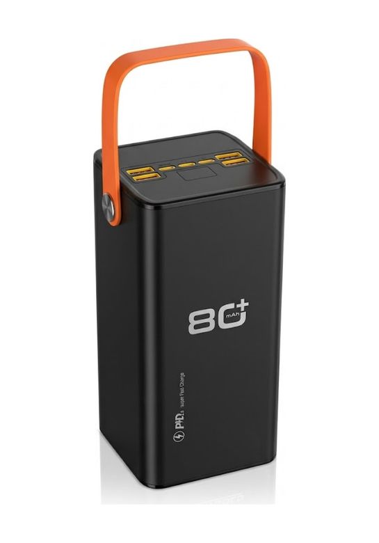 VINTESSY TKNUCZZZ80000POWERBANK-2MKR Ultra Güçlü Powerbank 80000 Mah Çoklu Cihaz Şarj Destekli Led Ekranlı Taşınabilir Batarya Diğer