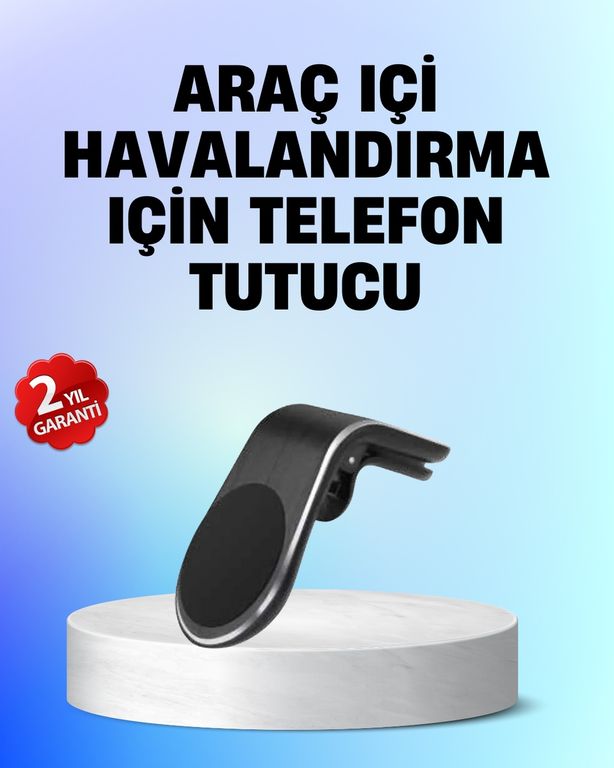 VINTESSY TKNUCZZZARACTUTUCUMİNİMKR Manyetik Araç Telefon Tutucu 360 Döner Kalorifer Petekli Akıllı Saat