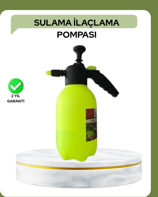 VINTESSY TKNUCZZZİLAÇLAMAPOMPASIMKR 2 Litre Pompalı Püskürtücü Bakır Nozullu Ayarlı Sprey Temizlik Ve Bahçe Akıllı Saat
