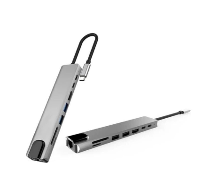 VINTESSY TKNUCZZZMACBOOKDÖNÜŞTÜRÜCÜ-2MKR Usb C Çoklu Port Adaptör Hdmı Usb Ethernet Sd Kart Hub Akıllı Saat