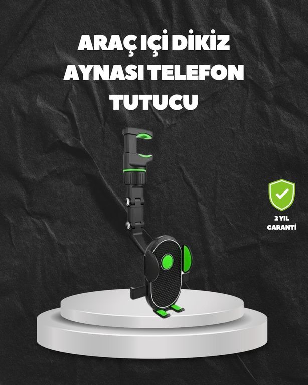 VINTESSY TKNUCZZZTELEFONTUTUCUAYNAYATAKMALI-1MKR Ayarlanabilir Dikiz Aynası Telefon Tutucu Sağlam Ve Şık Tasarım Akıllı Saat