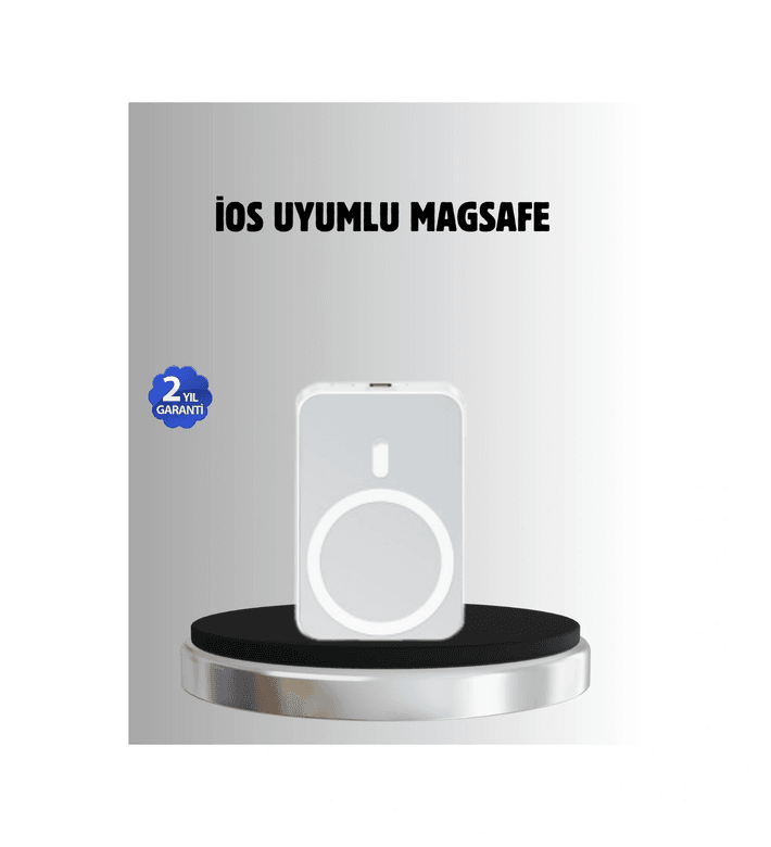 VINTESSY TKNXUCZZZLF100MAGSAFEMKR Magsafe Battery Pack Kablosuz Hızlı Şarj, Kompakt Ve Taşınabilir Güç Bankası Diğer