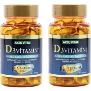 Vitamin D3 60 Softjel 2 Adet