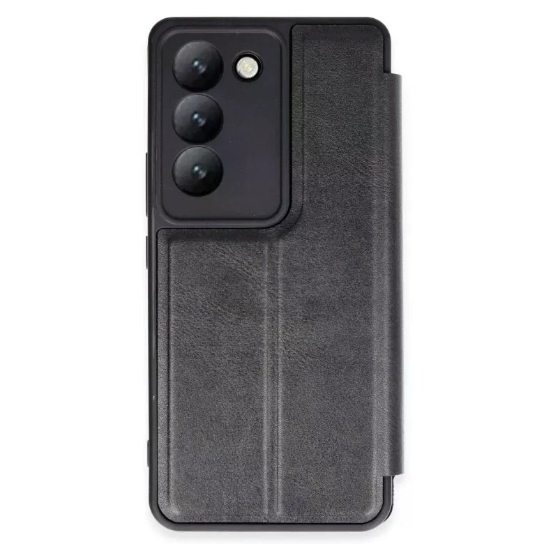 Vivo V30 Lite 4g Kılıf Flip Cover - Siyah