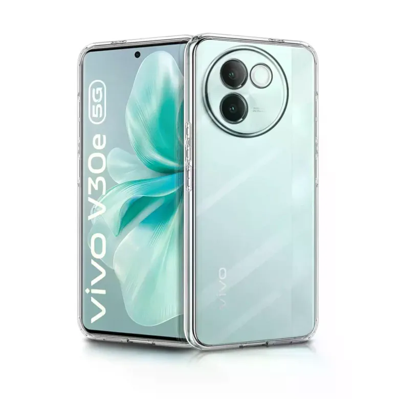 Vivo V30e Kılıf Lüx Şeffaf Silikon