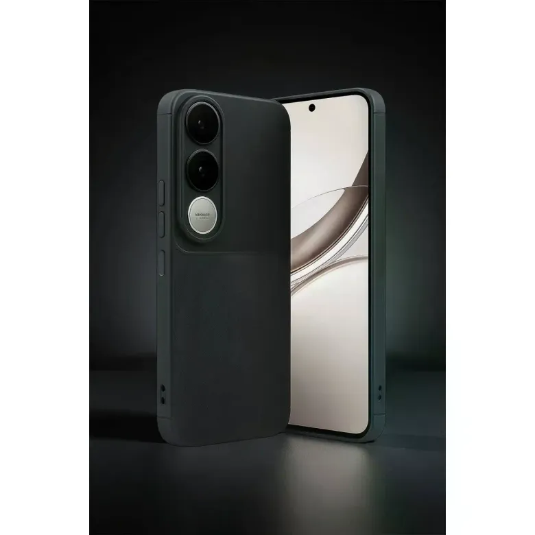 Vivo V50 Lite 4g Auto Focus Karbon Kapak - Kahverengi