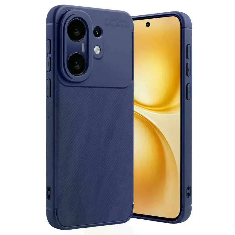 Vivo X200 Fe Auto Focus Karbon Kapak - Lacivert