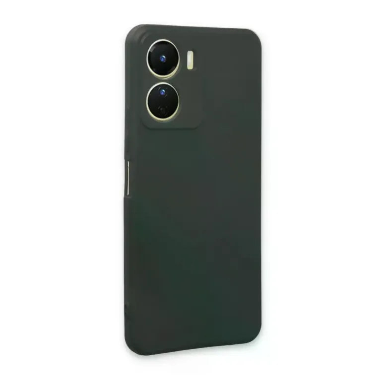 Vivo Y16 Kılıf First Silikon - Koyu Yeşil