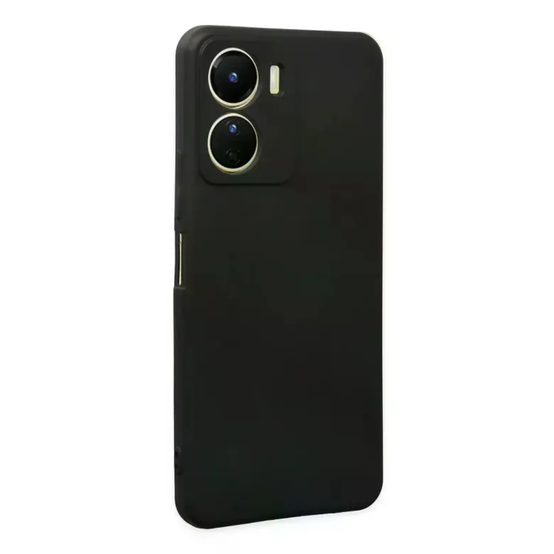 Vivo Y16 Kılıf First Silikon - Siyah