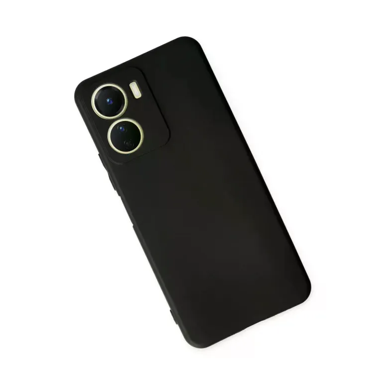 Vivo Y16 Kılıf First Silikon - Siyah