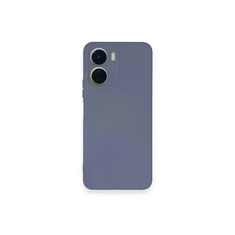 Vivo Y16 Kılıf Nano içi Kadife Silikon - Gri