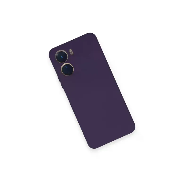 Vivo Y16 Kılıf Nano içi Kadife Silikon - Mor