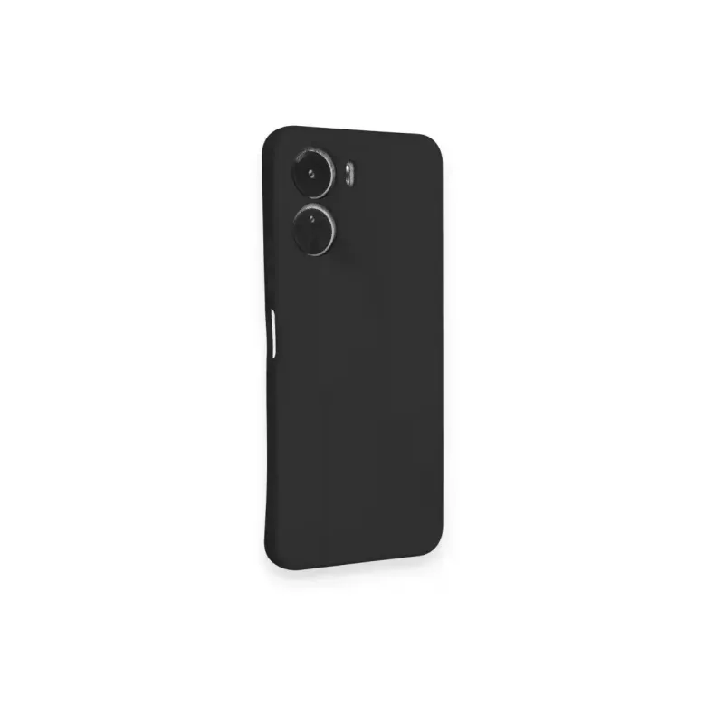 Vivo Y16 Kılıf Nano içi Kadife Silikon - Siyah