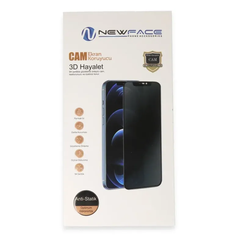 Vivo Y17s 3d Antistatik Hayalet Cam Ekran Koruyucu