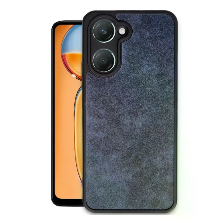 Vivo Y18 Kılıf Aras Deri Kapak - Lacivert